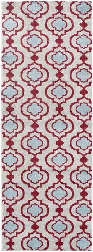 Epernay Cottage Dark Red Area Rug