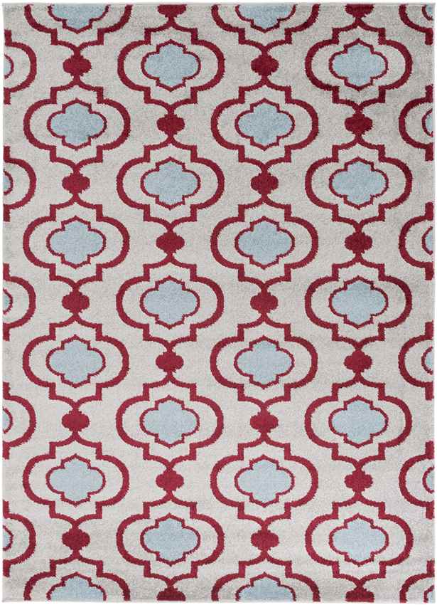 Epernay Cottage Dark Red Area Rug