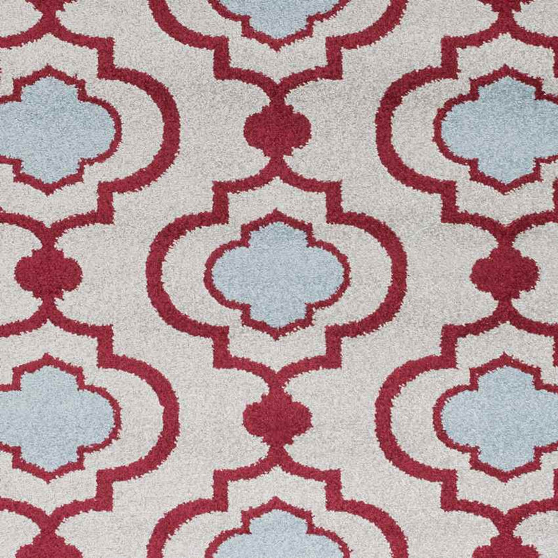 Epernay Cottage Dark Red Area Rug