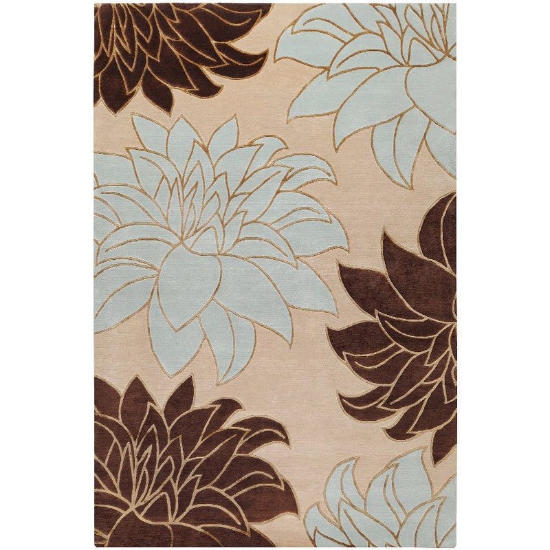 Stork Modern Brown/Gray/Tan Area Rug