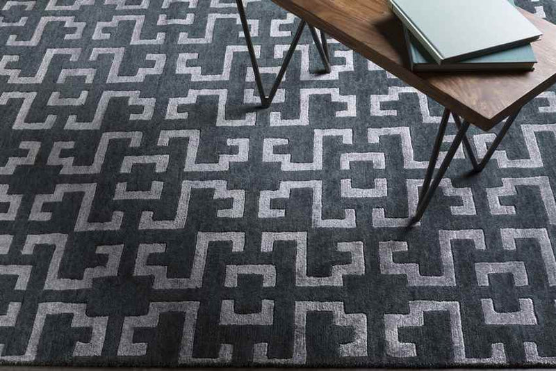 Hazlehurst Modern Charcoal/Gray Area Rug