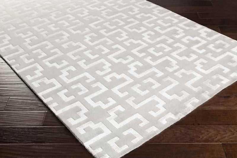 Hazlehurst Modern Light Gray Area Rug