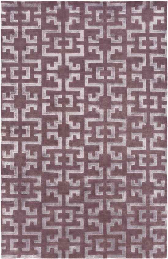 Hazlehurst Modern Eggplant/Mauve Area Rug