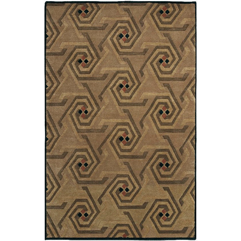 Heflin Modern Beige/Taupe Area Rug