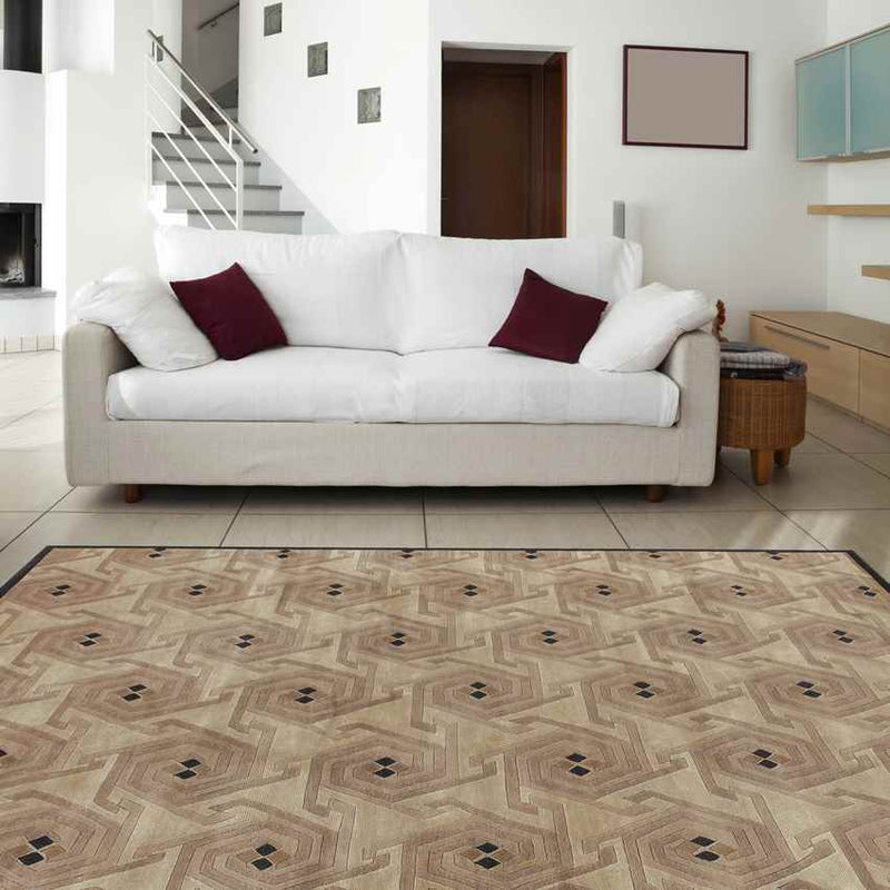 Heflin Modern Beige/Taupe Area Rug