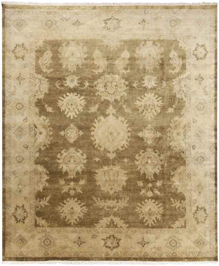 Hiltonia Traditional Beige/Gold Area Rug