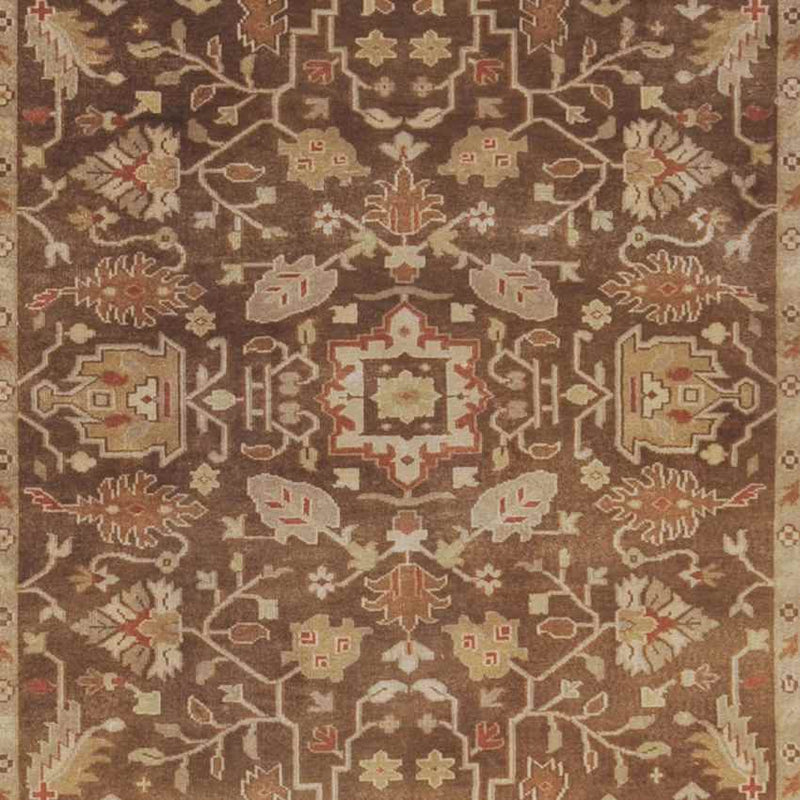 Hindsville Traditional Khaki/Taupe Area Rug