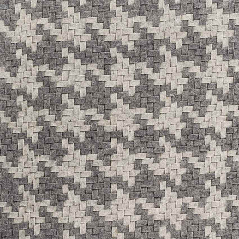 Hollypond Modern Charcoal/Light Gray Area Rug