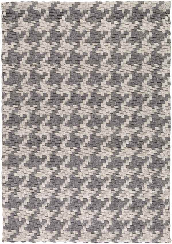 Hollypond Modern Charcoal/Light Gray Area Rug