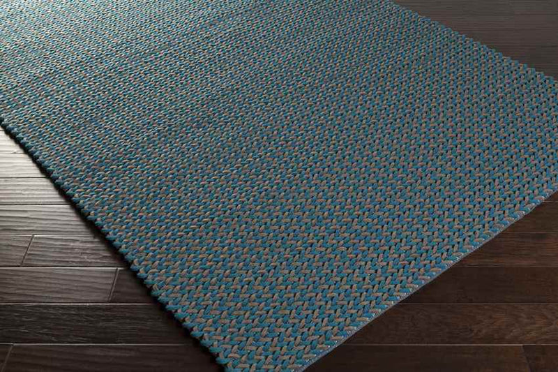 Holmes Modern Teal Area Rug