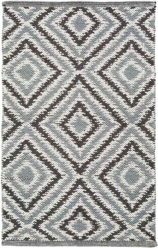 Holyoke Modern Pewter & Jet Black Area Rug