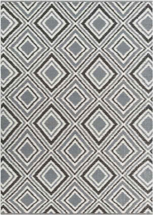 Holyoke Modern Pewter & Jet Black Area Rug