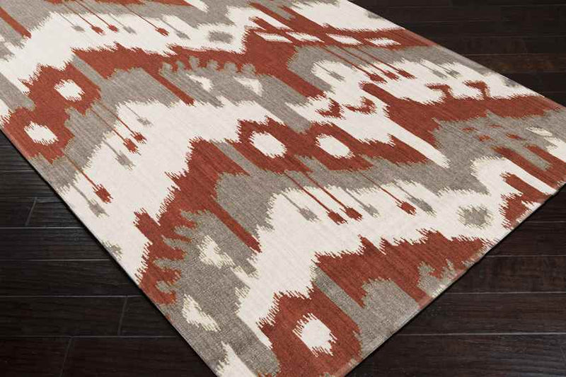 Hotchkiss Global Red/Gray/Beig Area Rug