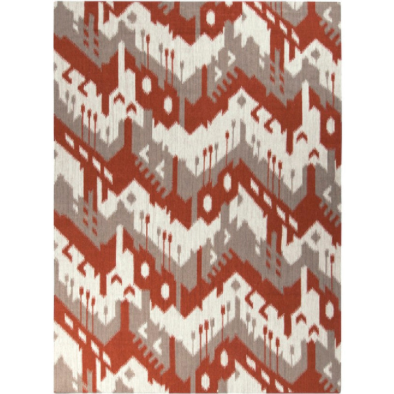 Hotchkiss Global Red/Gray/Beig Area Rug