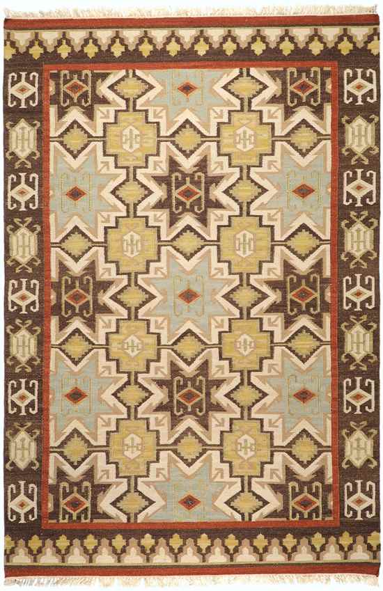 Hudson Global Dark Brown Area Rug