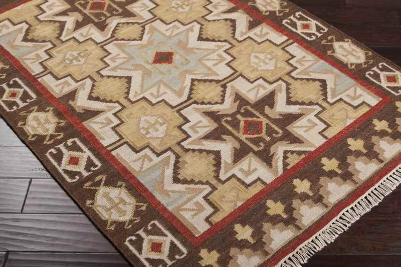 Hudson Global Dark Brown Area Rug