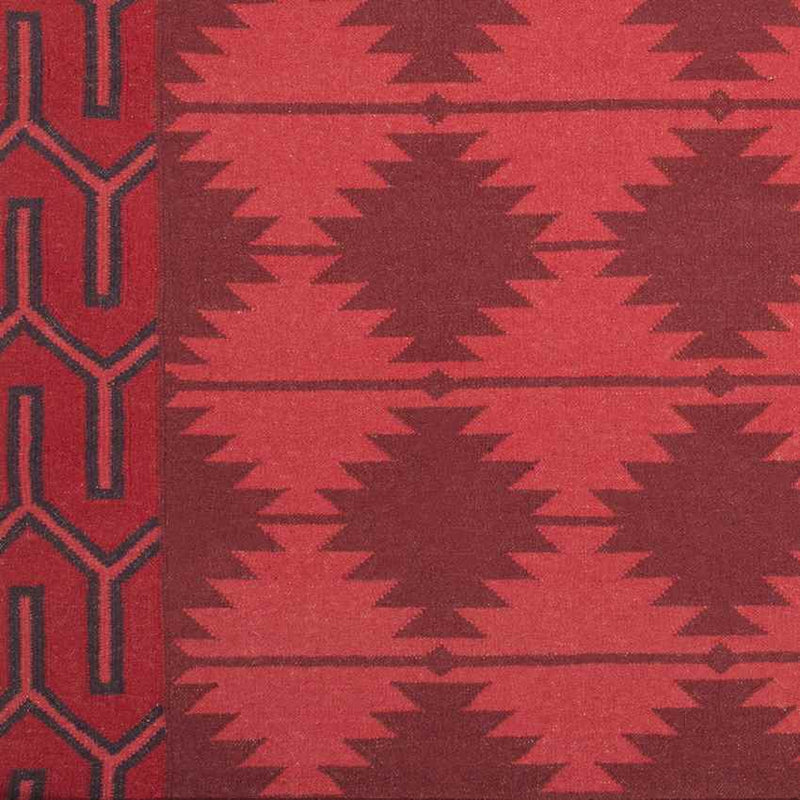 Hunter Global Burgundy/Red/Black Area Rug