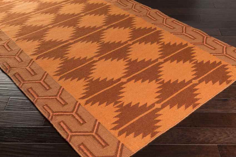 Hunter Global Burnt Orange Area Rug