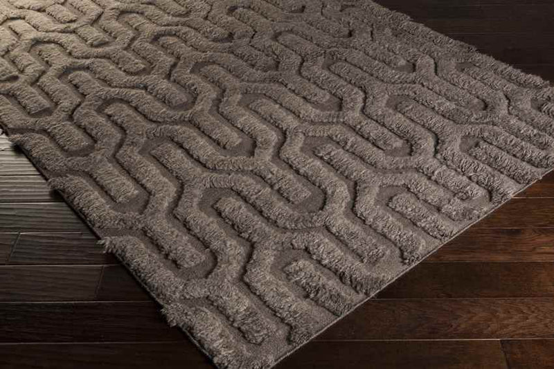 Huslia Modern Gray Area Rug