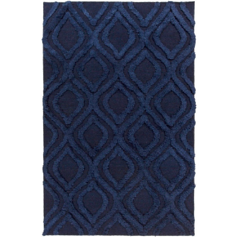 Hydaburg Modern Navy Area Rug