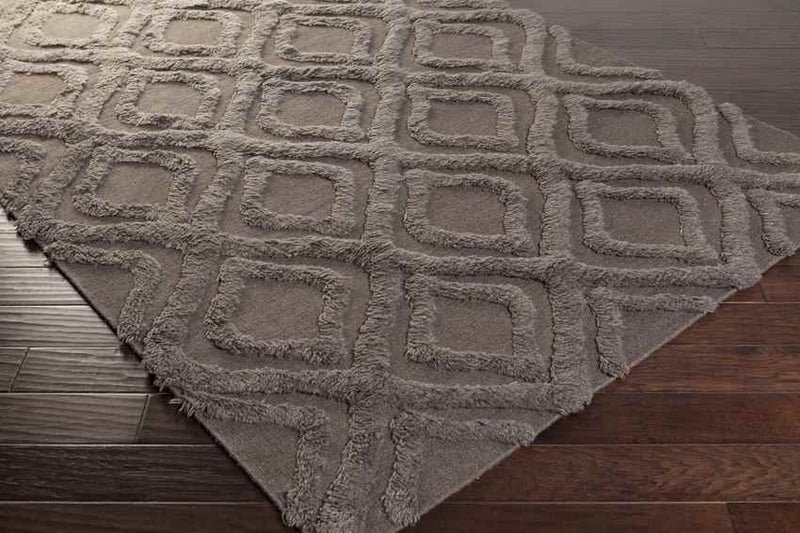 Hydaburg Modern Dark Gray Area Rug