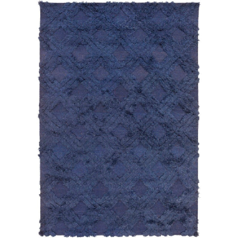 Ideal Modern Dark Navy Area Rug