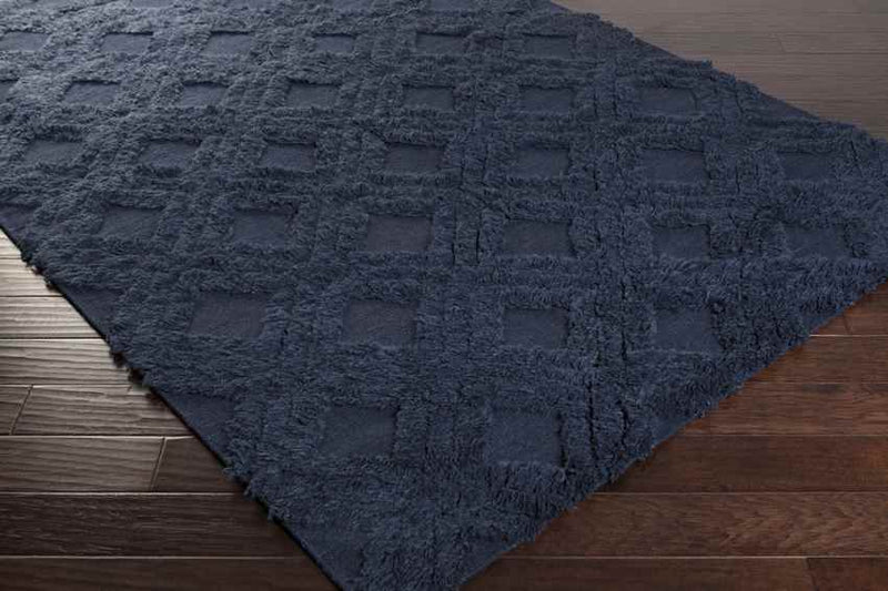 Ideal Modern Dark Navy Area Rug