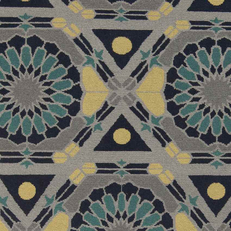 Ignacio Modern Gray/Green/Yellow Area Rug