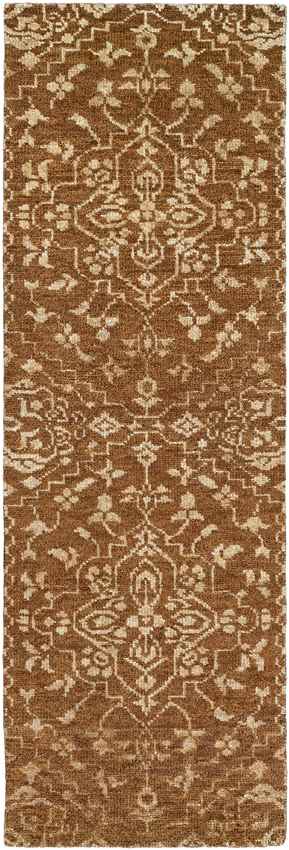 Bedworth Traditional Burnt Orange Area Rug