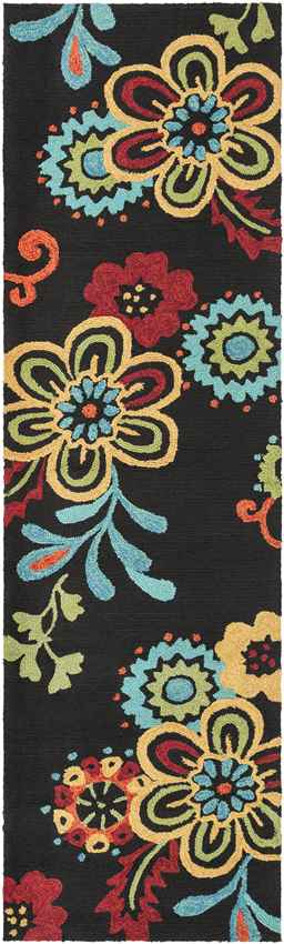 Tallys Cottage Black Area Rug