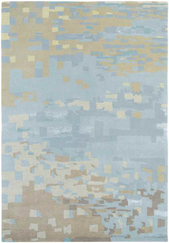 Jerome Modern Pale Blue Area Rug