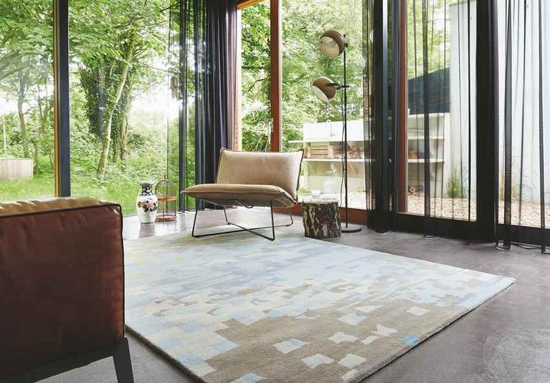 Jerome Modern Pale Blue Area Rug