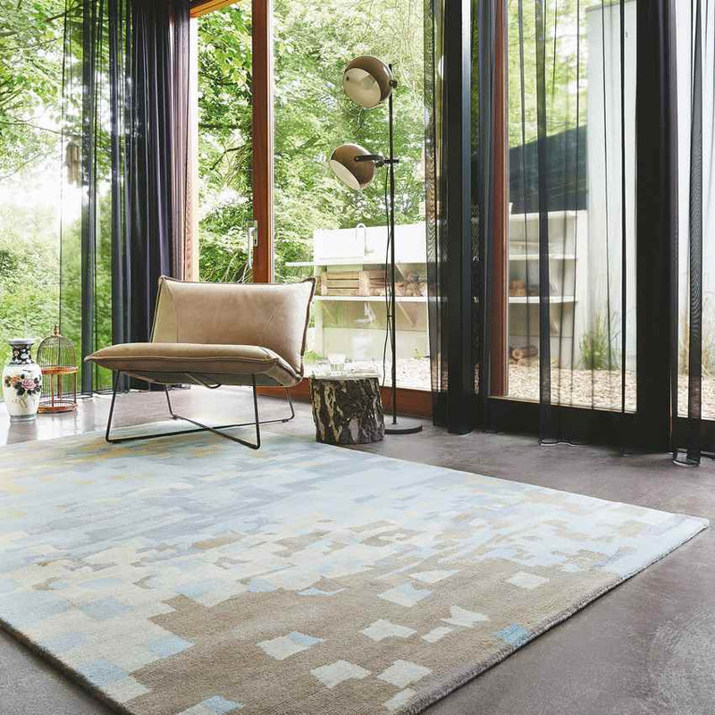 Jerome Modern Pale Blue Area Rug