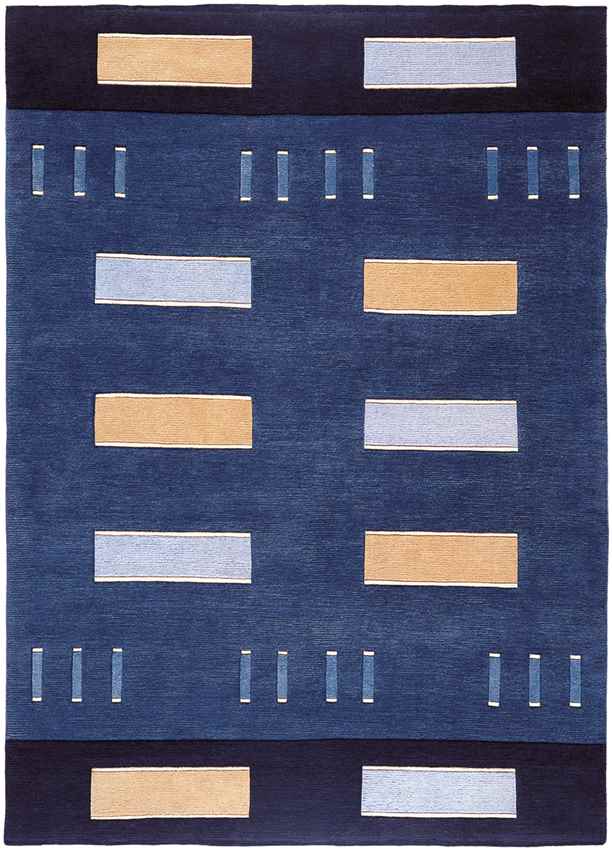 Kerman Modern Denim Area Rug