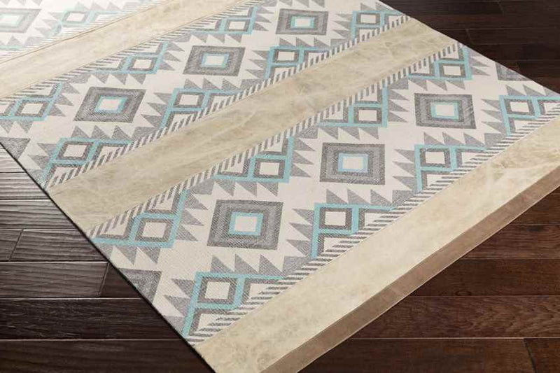 Kingsburg Modern Aqua Area Rug