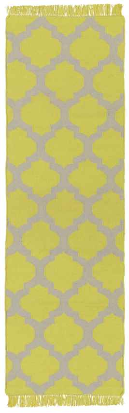 Kobuk Modern Lime/Light Gray Area Rug