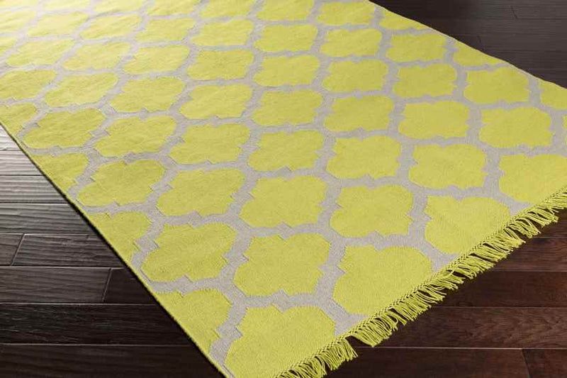 Kobuk Modern Lime/Light Gray Area Rug