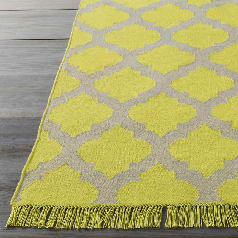 Kobuk Modern Lime/Light Gray Area Rug