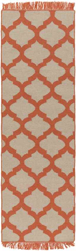 Kobuk Modern Rust/Beige Area Rug