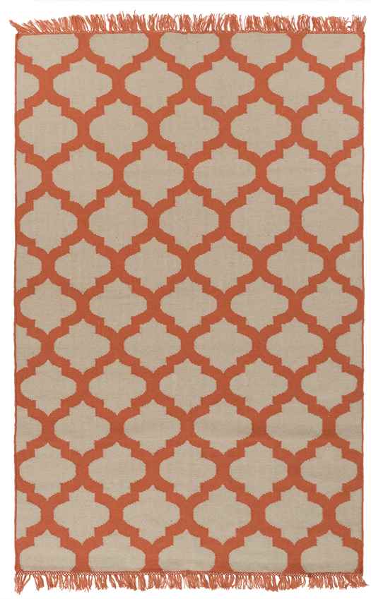 Kobuk Modern Rust/Beige Area Rug