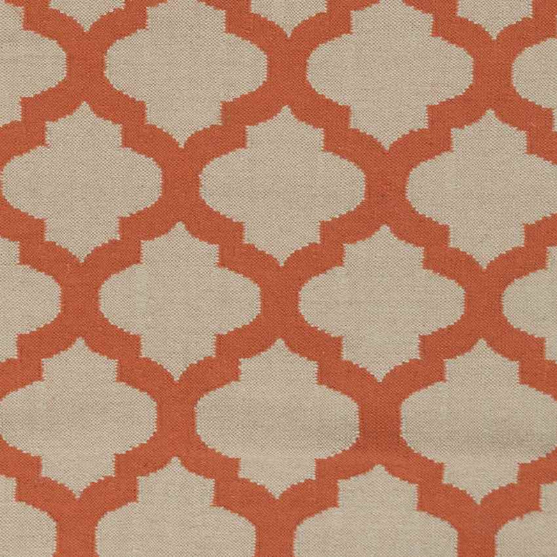 Kobuk Modern Rust/Beige Area Rug