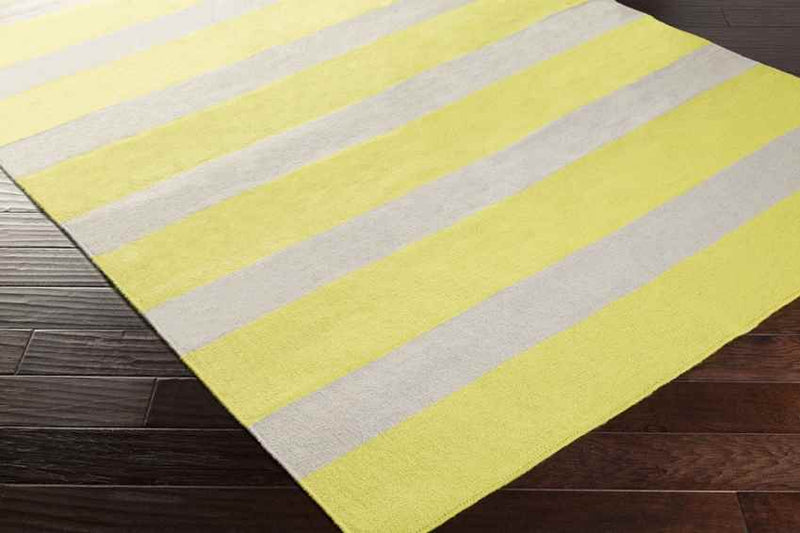 Koyuk Modern Green/Light Gray Area Rug