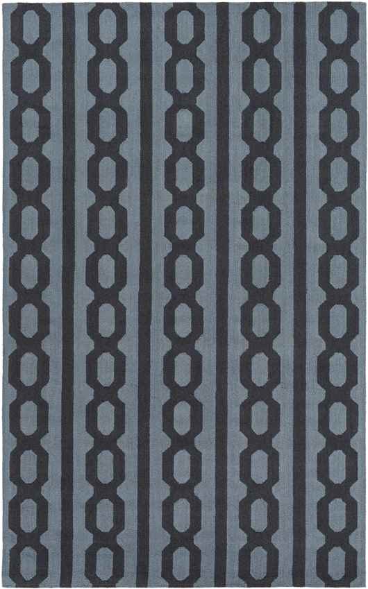 Lakeland Modern Denim/Black Area Rug