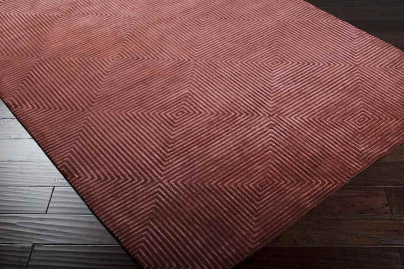 Laurens Modern Raspberry Area Rug