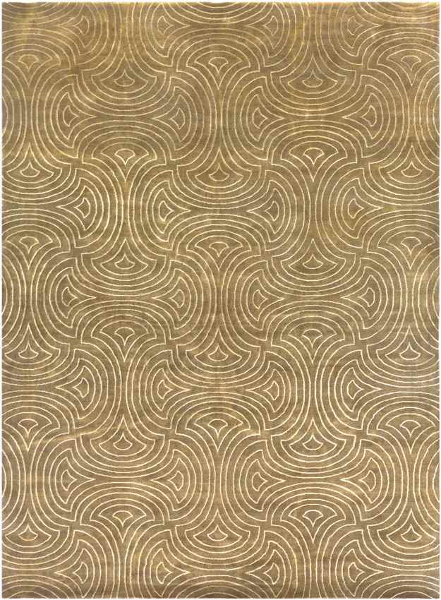 Lavaca Modern Dark Brown Area Rug