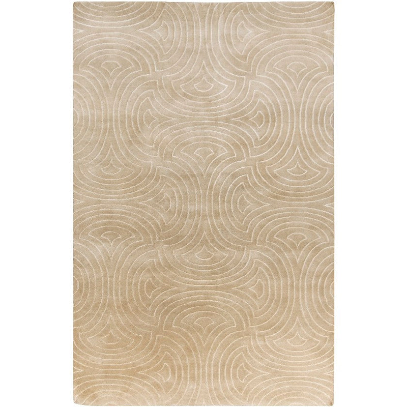 Lavaca Modern Khaki Area Rug