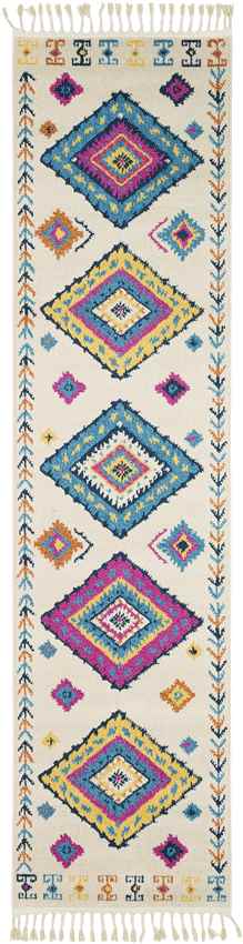 Termunten Global Jute/Sisal Pink/Blue Area Rug