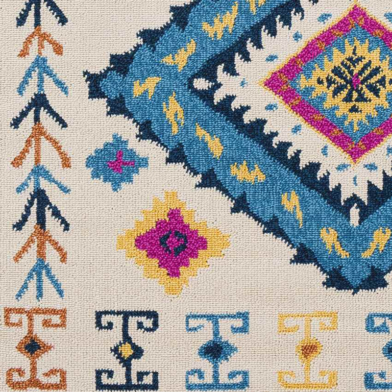 Termunten Global Jute/Sisal Pink/Blue Area Rug