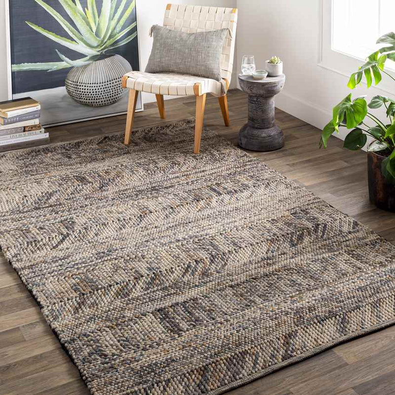 Zanette Modern Charcoal Area Rug