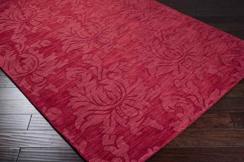 Coalhurst Modern Dark Red Area Rug